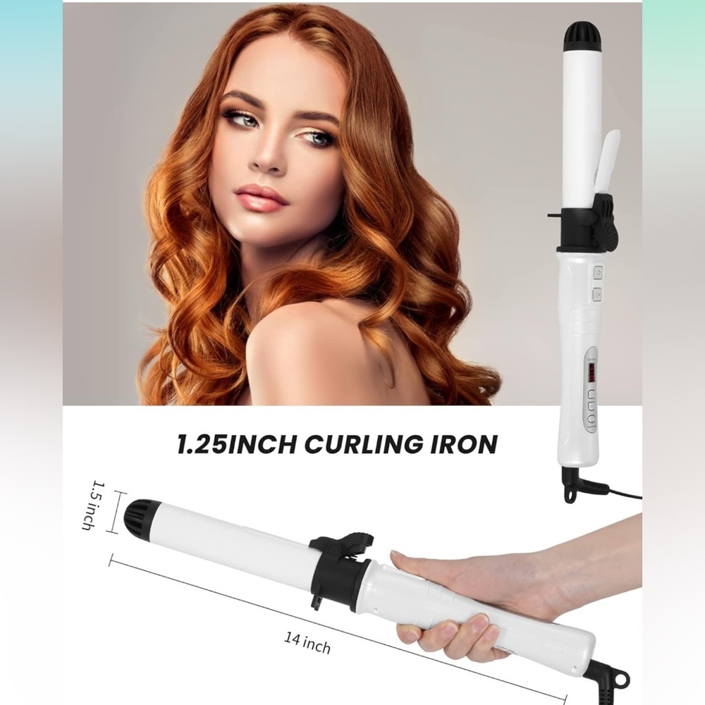 MaikcQ 1.25 Inches Rotating Curling Iron - Picture 3 of 7